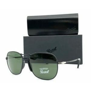 PERSOL PO2449S 107831 Black / Dark Green 56mm Sunglasses